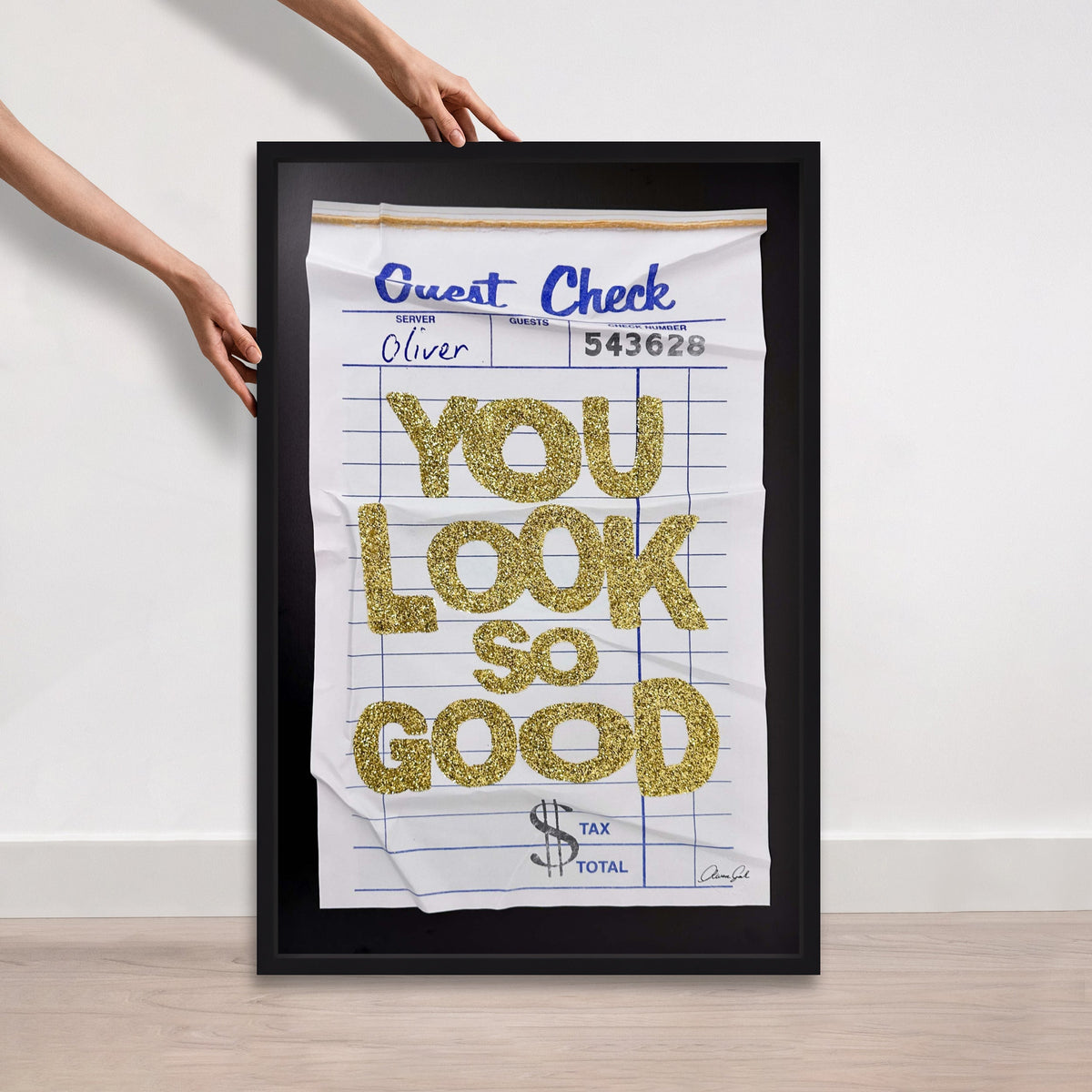 Look Good Gold Check Please