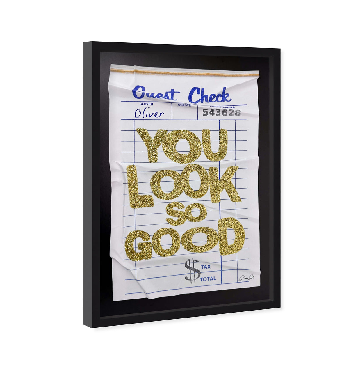 Look Good Gold Check Please