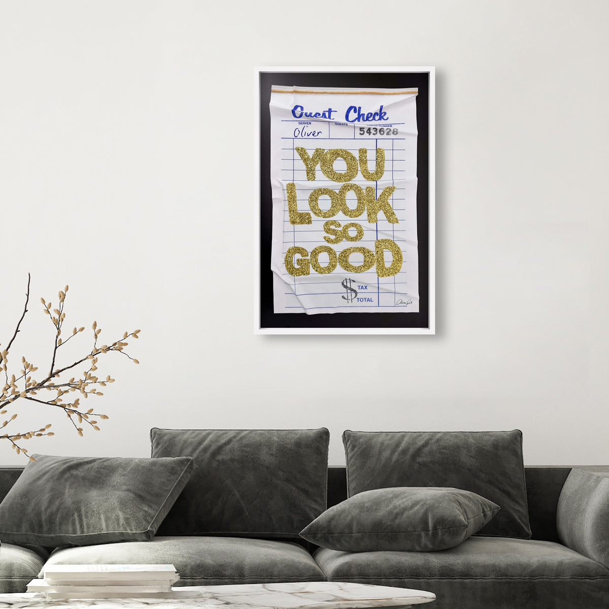 Look Good Gold Check Please