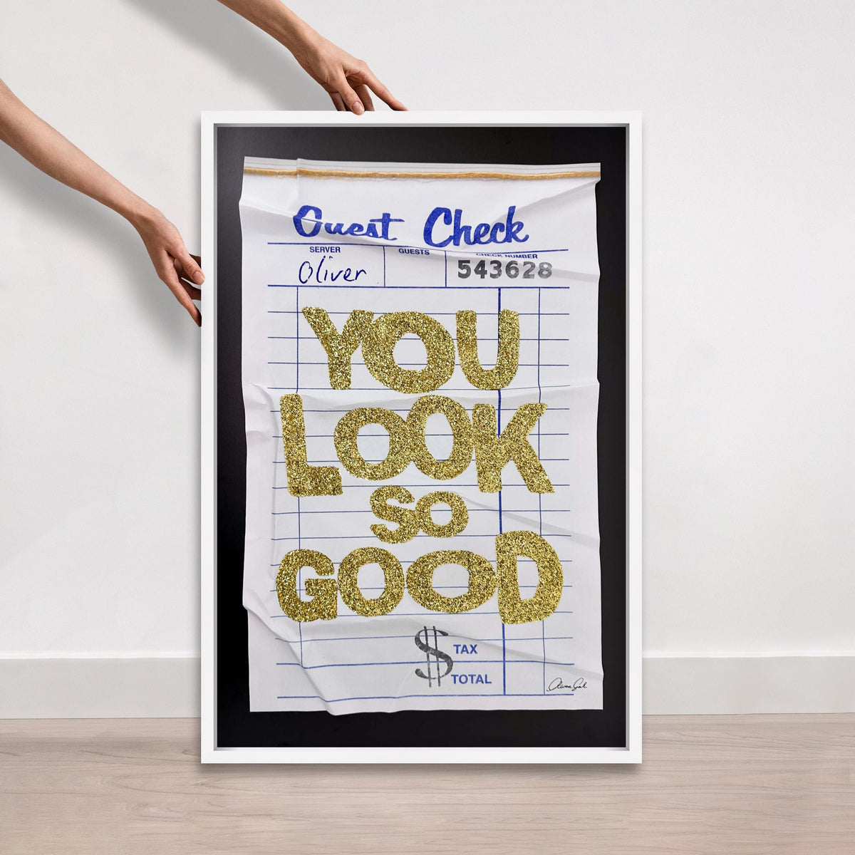 Look Good Gold Check Please