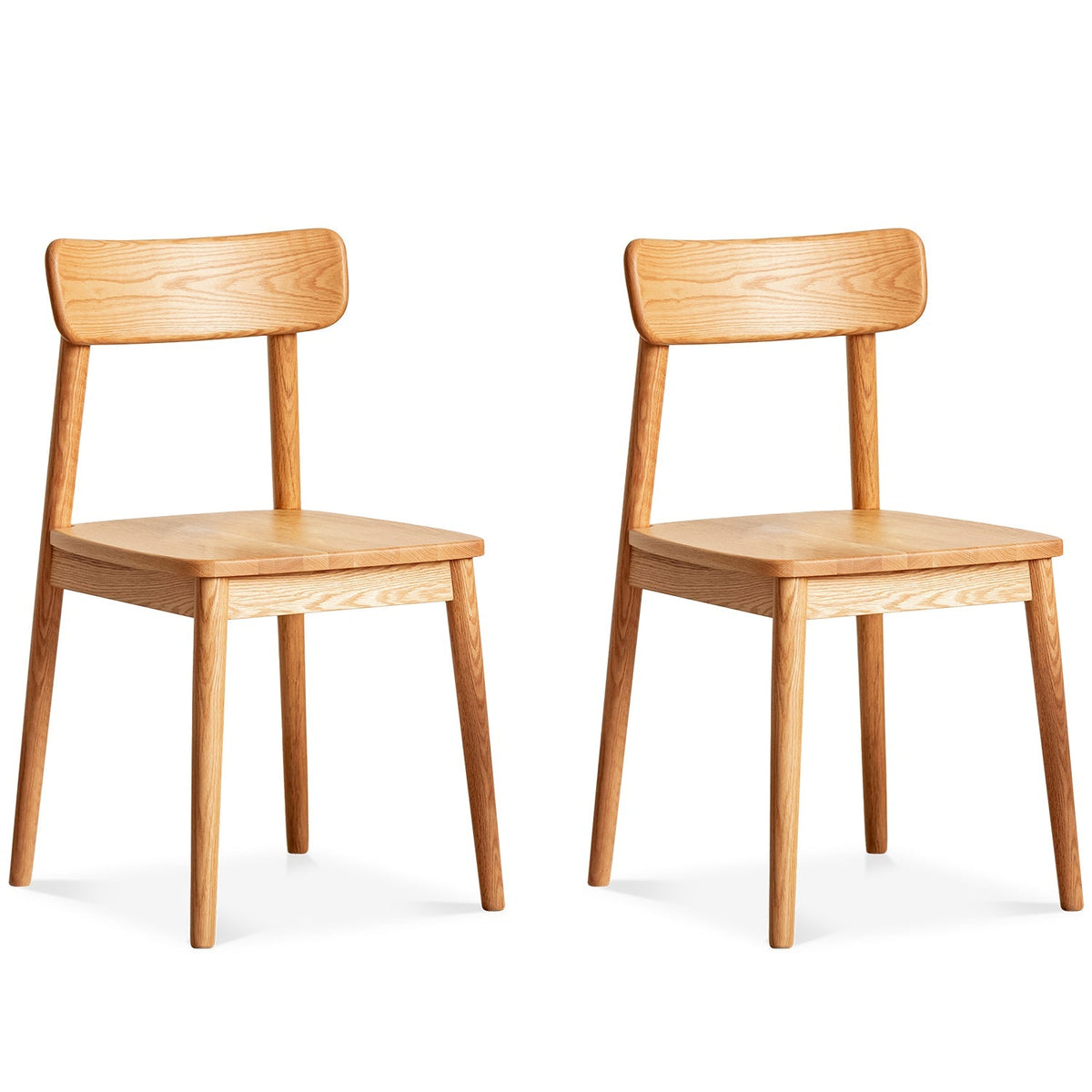 Scandinavian Oak Wood Dining Chair GREEN