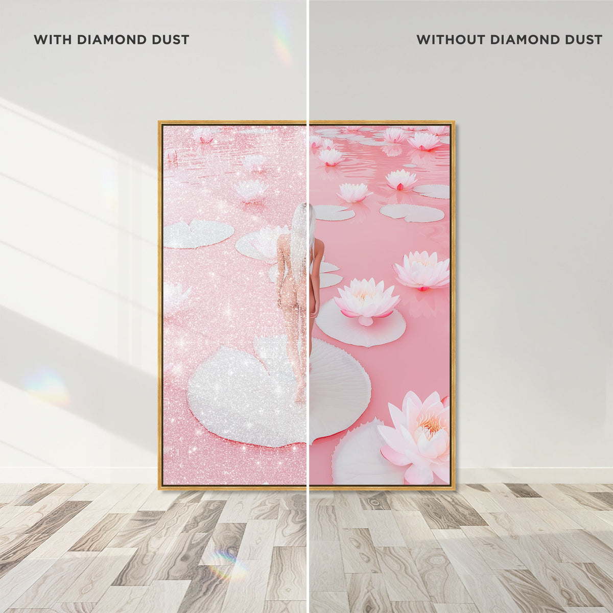 Nude Walk Among Petals