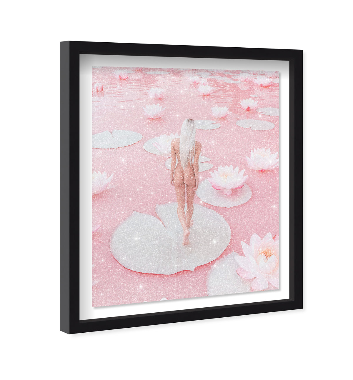 Nude Walk Among Petals