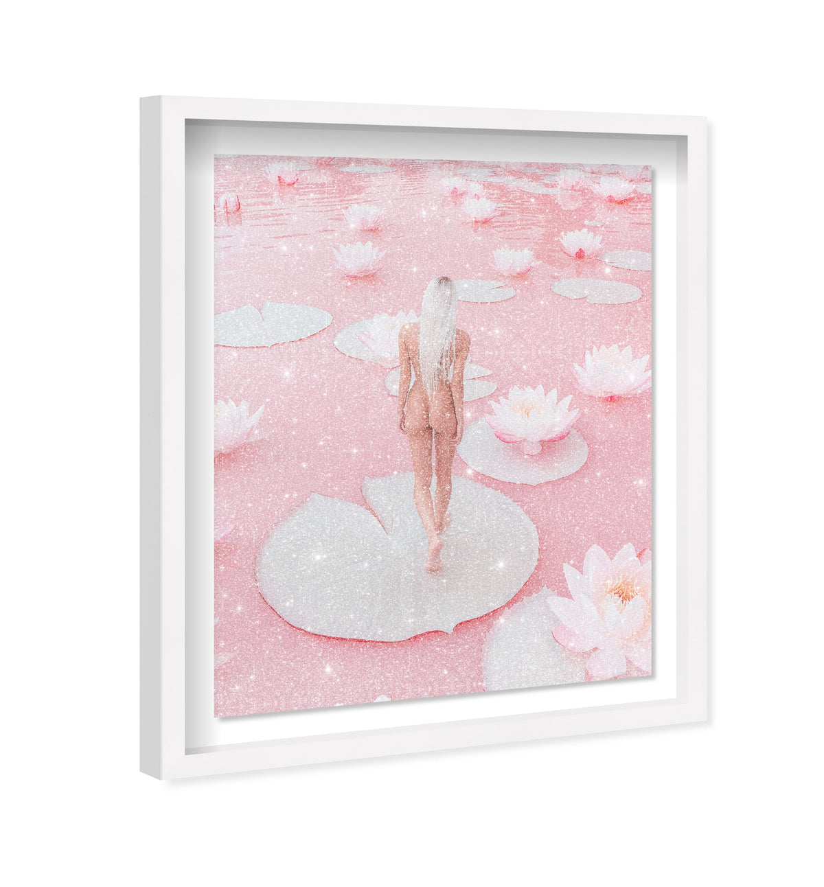 Nude Walk Among Petals