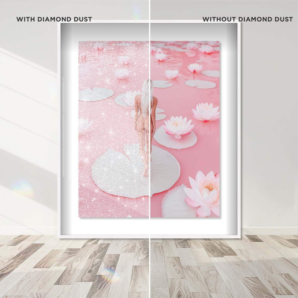 Nude Walk Among Petals