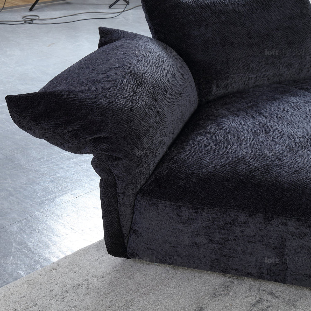 Modern Velvet Fabric L Shape Sectional Sofa FLOWER 4+L
