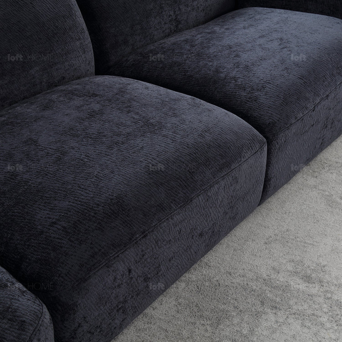 Modern Velvet Fabric L Shape Sectional Sofa FLOWER 4+L