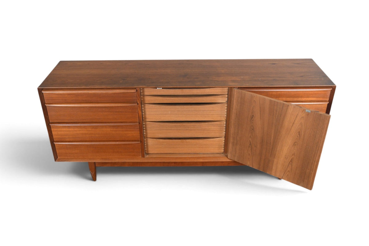 SVEND AGE MADSEN THIRTEEN DRAWER DRESSER IN TEAK