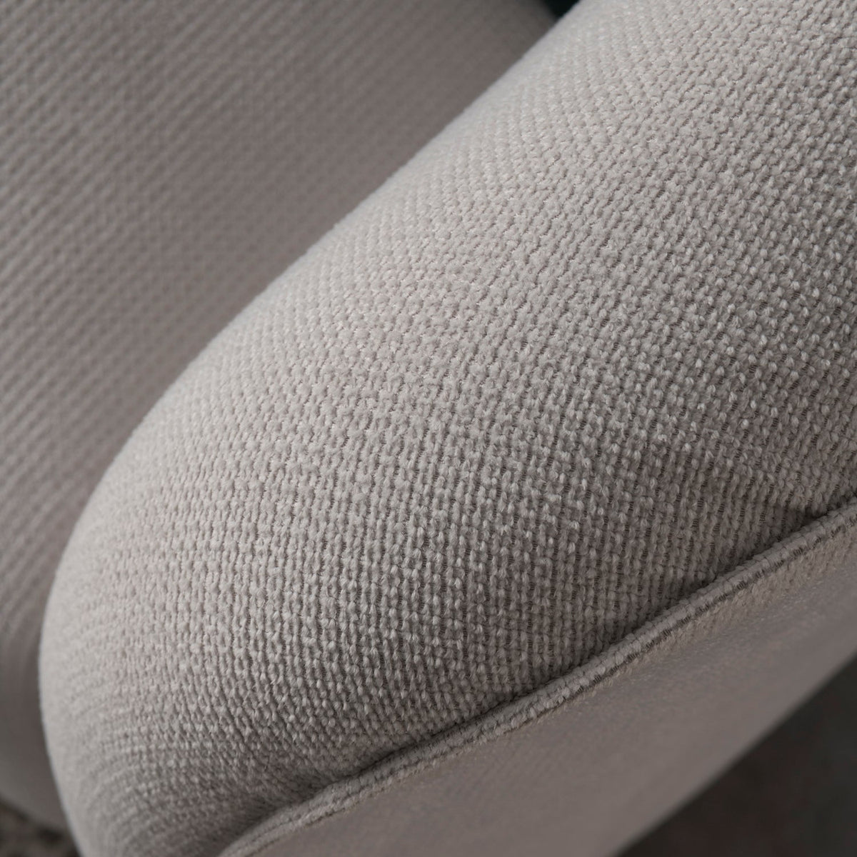 Japandi Cotton Fabric 1 Seater Sofa PANNA