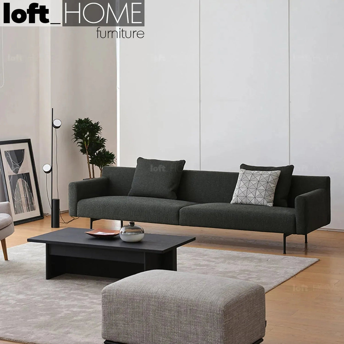 Minimalist Fabric 3.5 Seater Sofa ANN