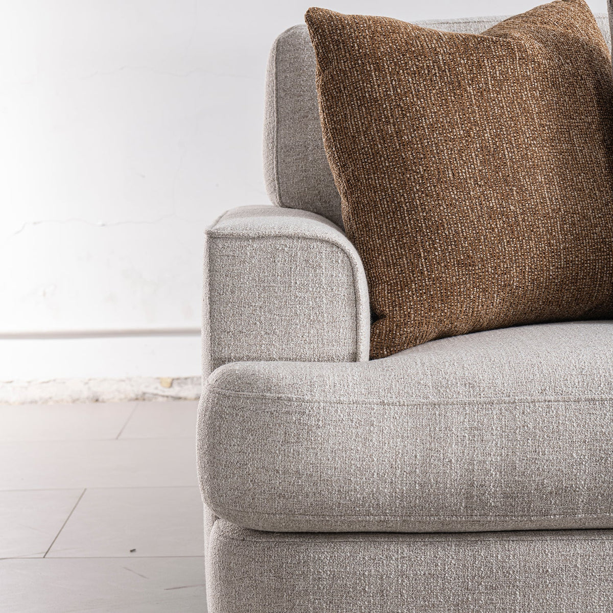 Modern Mixed Weave Fabric Modular L Shape Sectional Sofa 3+L LUCENT