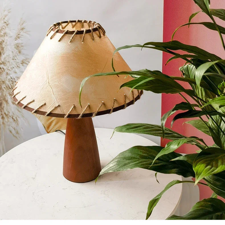 Francesca Solid Wood Table Lamp - Open Box