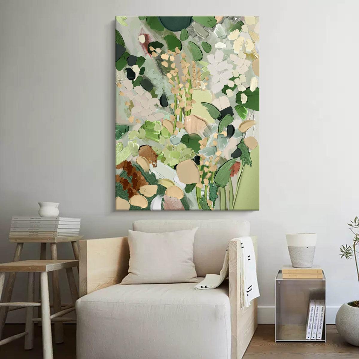 Abstract Canvas Art #AB095