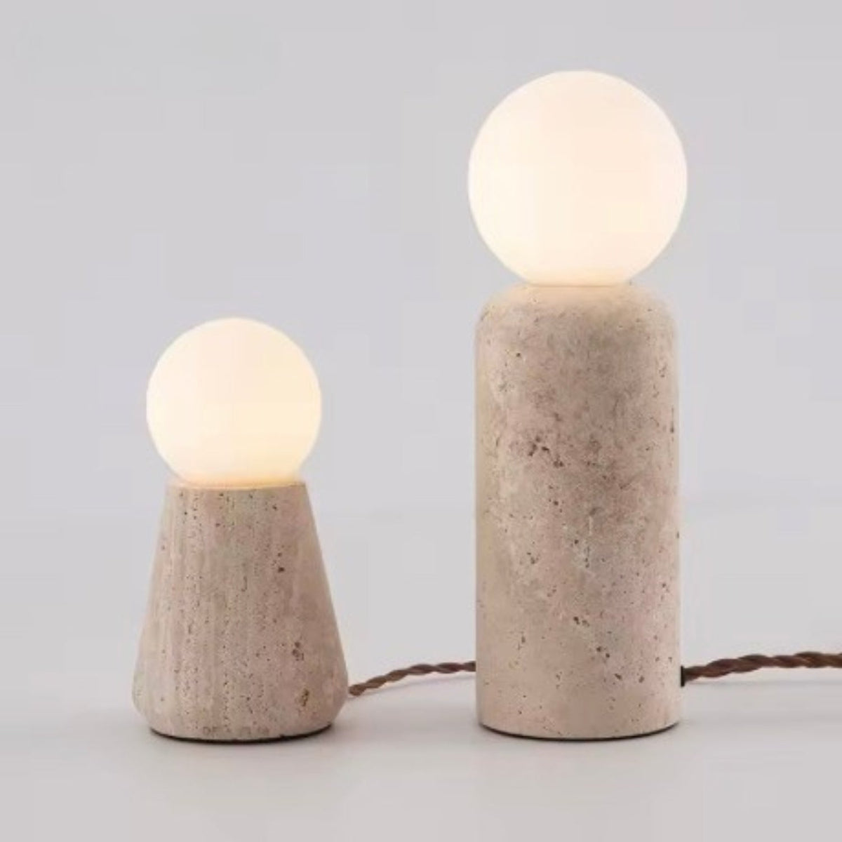 Alvaer Travertine Table Lamp