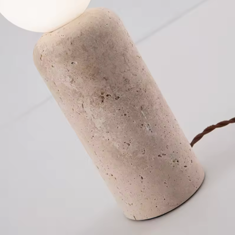 Alvaer Travertine Table Lamp