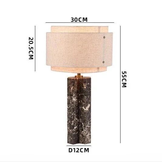 Danish Marble Table Lamp