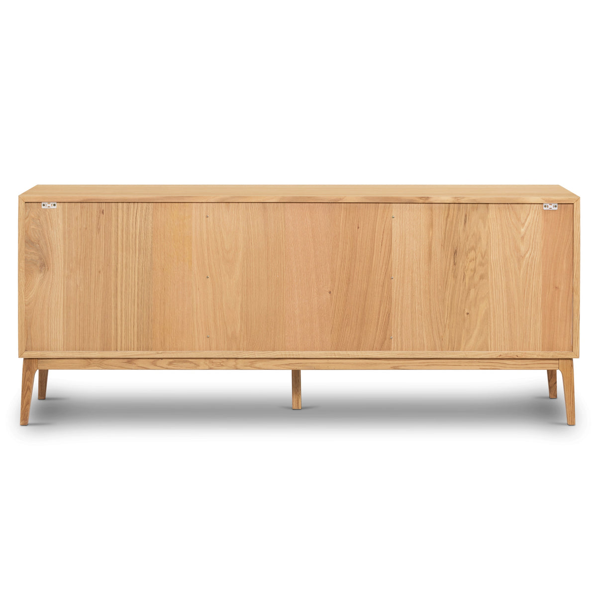 Abbie 71" Oak Sideboard, shown at an angle