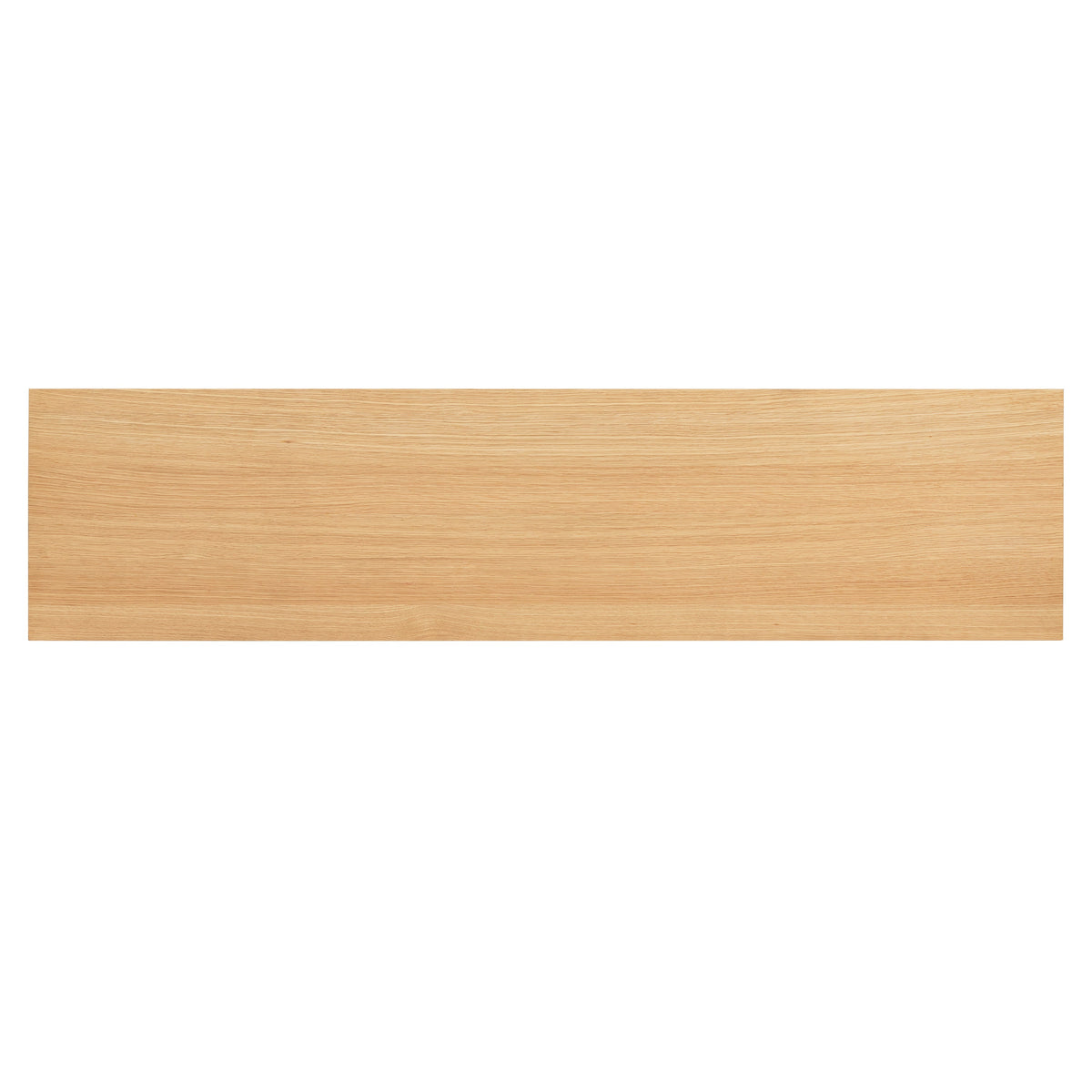 Abbie 71" Oak Sideboard, interior shelf detail