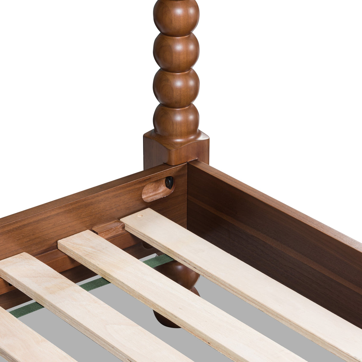 Aberdeen Walnut Bed, Queen, second side profile
