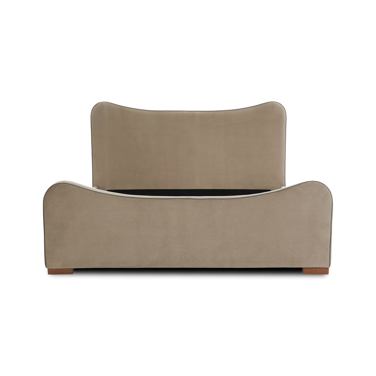 Adela Larch Bed, Serene Sand, King, headboard detail