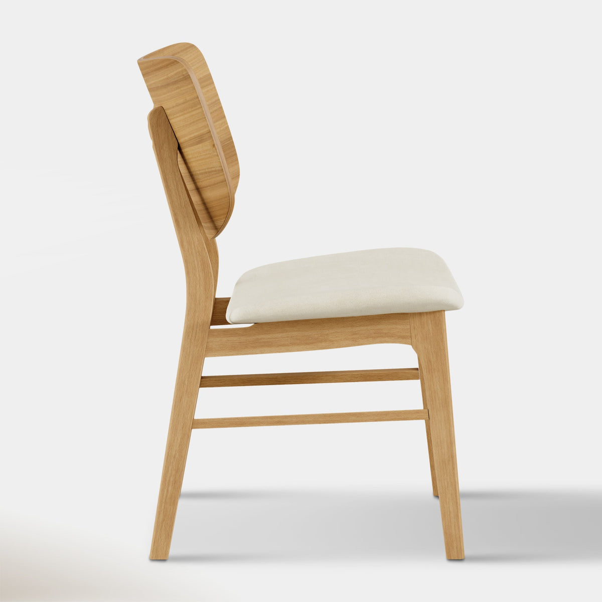 Anders Dining Chair - Beige & Oak