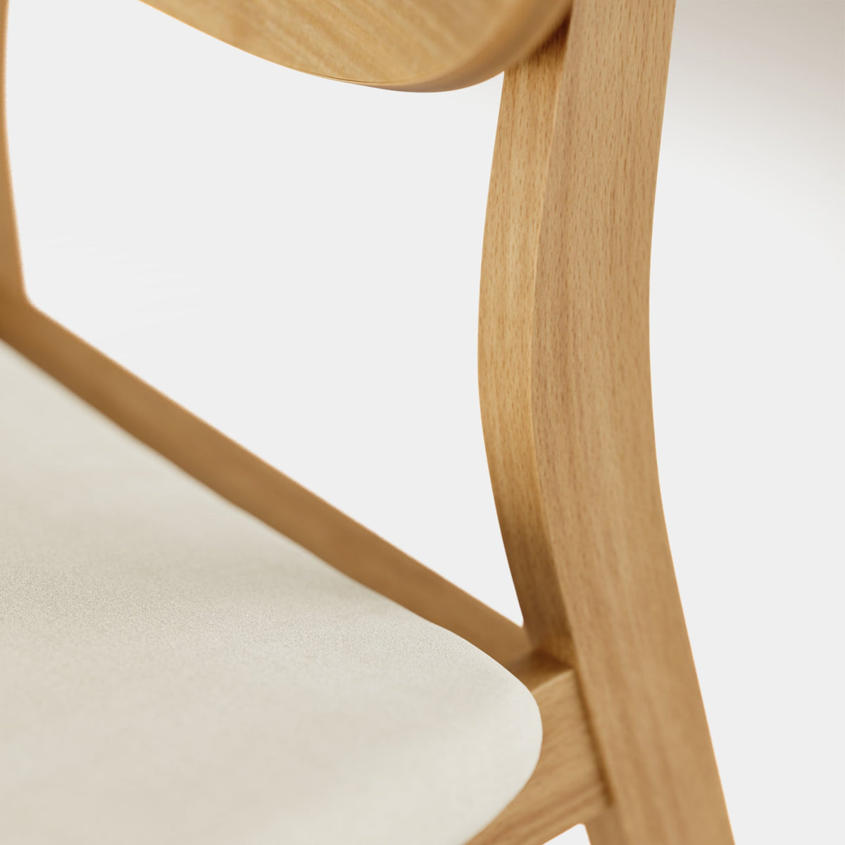 Anders Dining Chair - Beige & Oak