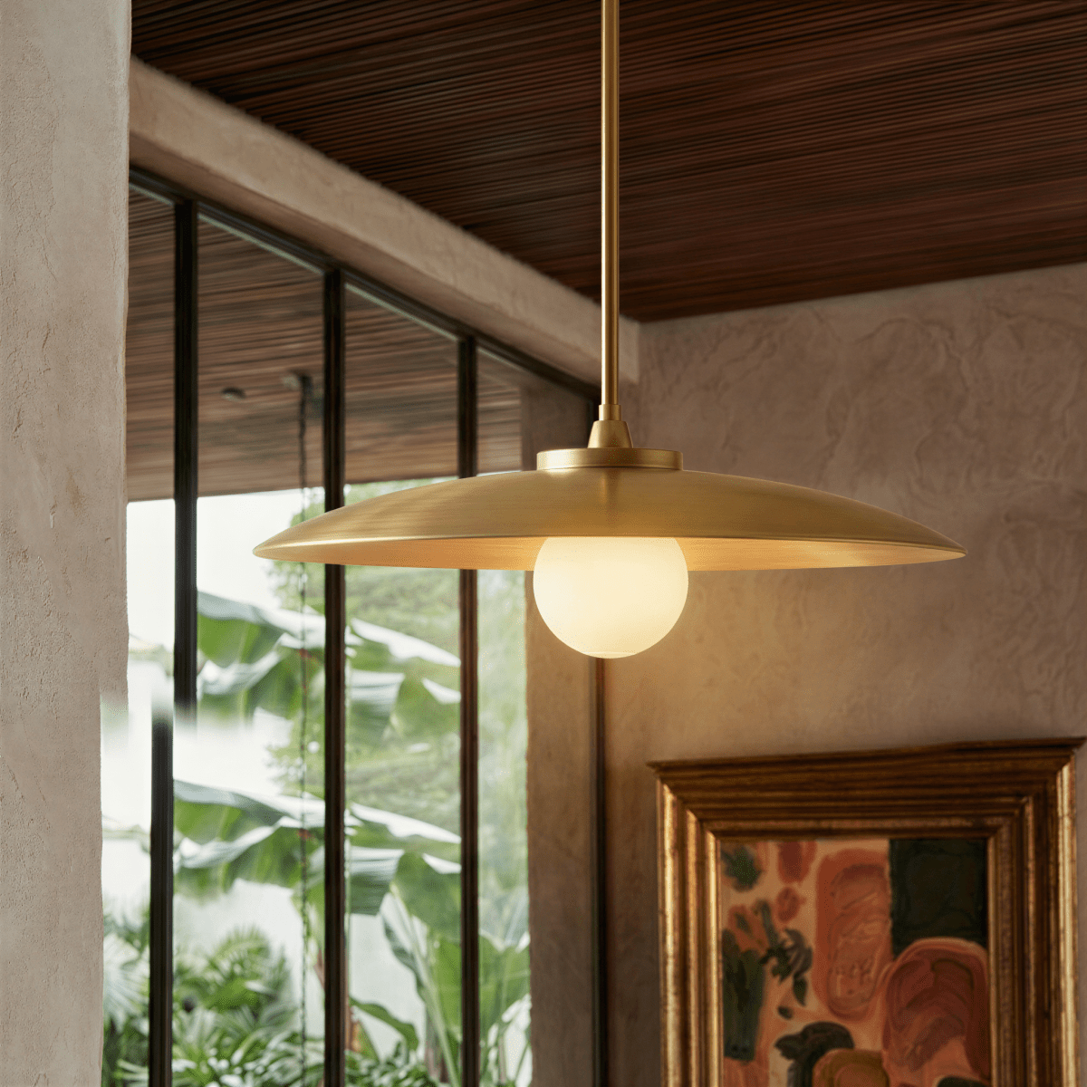 Apsis Metal Pendant Light, second shade and diffuser detail