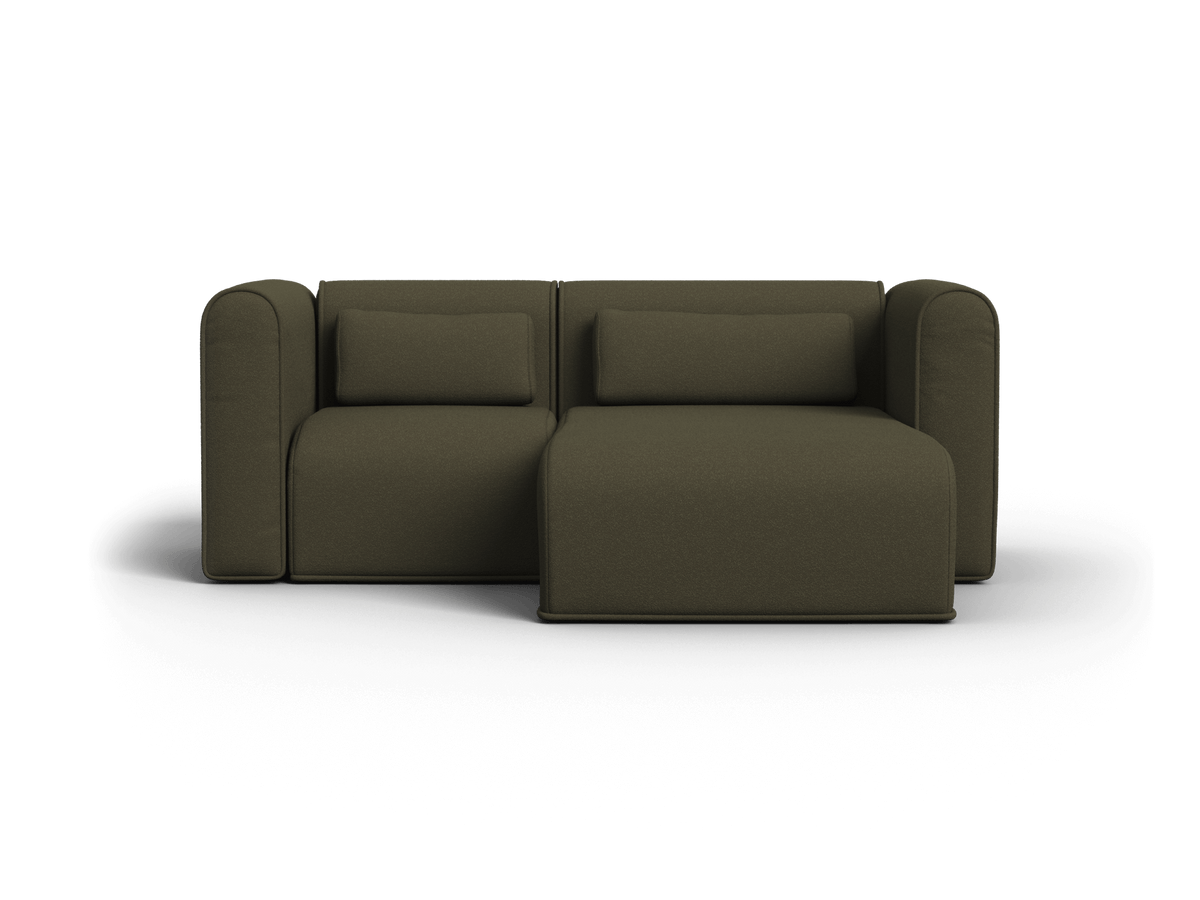Bangalow Modular Chaise Sofa, second styled with cushions