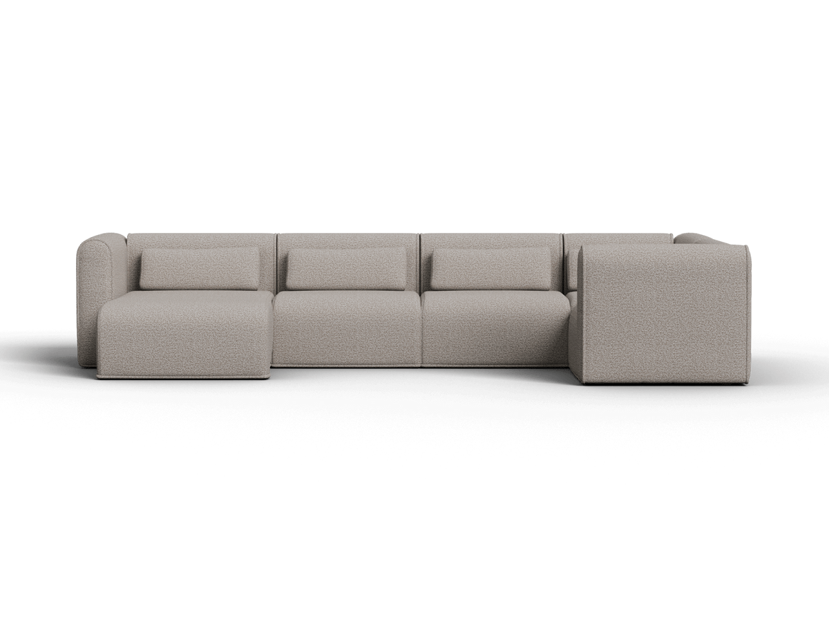 Bangalow Modular Corner Sofa, angled three quarter view