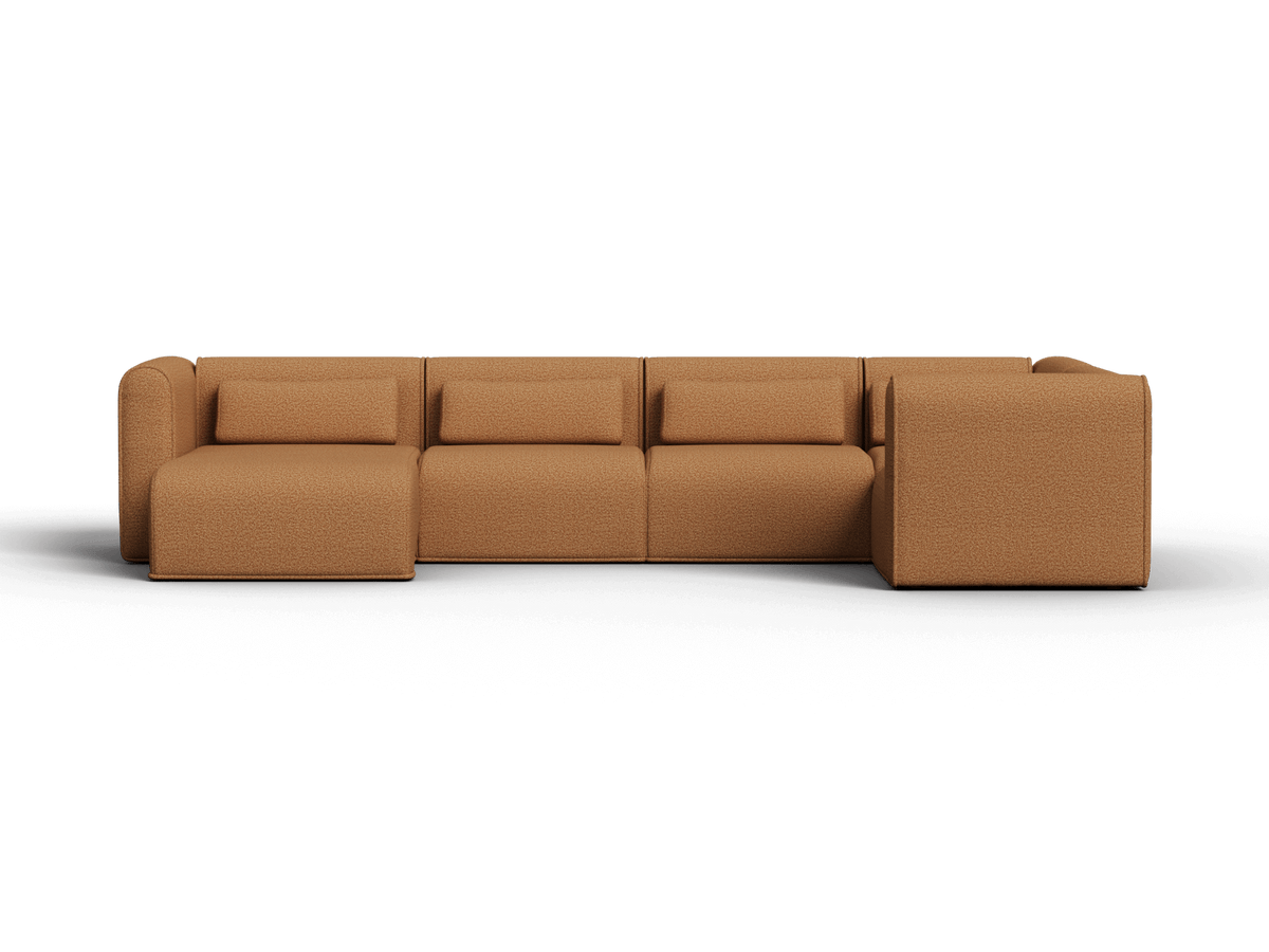 Bangalow Modular Corner Sofa, seat depth detail
