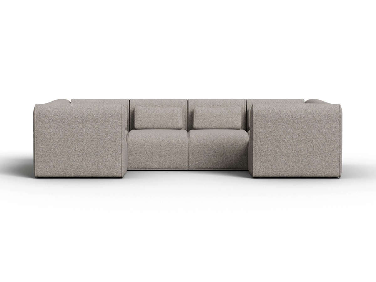 Bangalow Modular U-Shape Sofa, second fabric texture close up