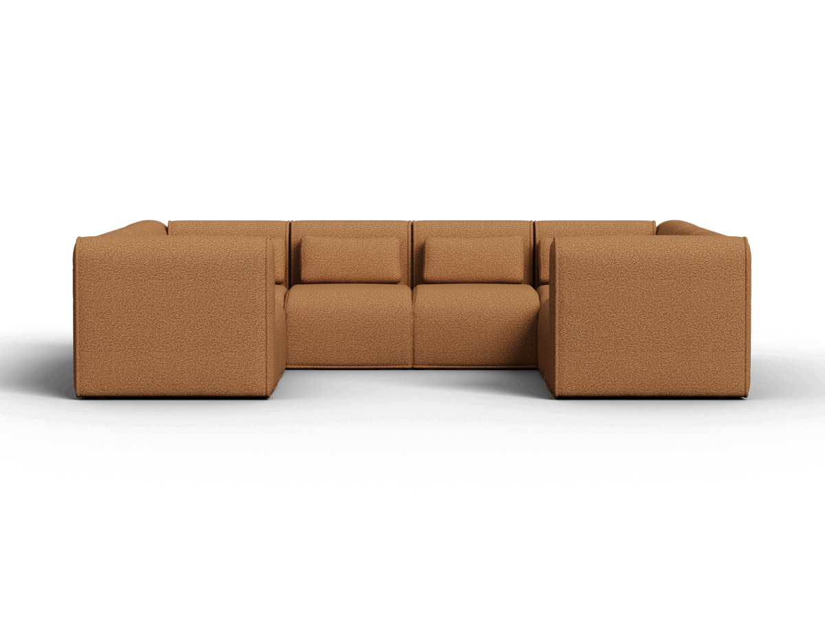 Bangalow Modular U-Shape Sofa, second seat depth detail