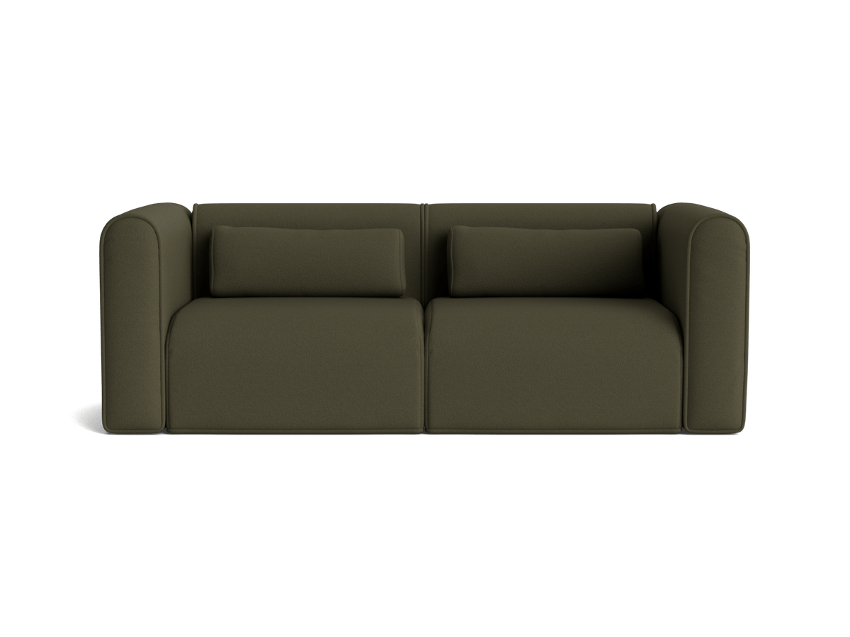 Bangalow Sofa Cover Pack, greenwattle, full front view