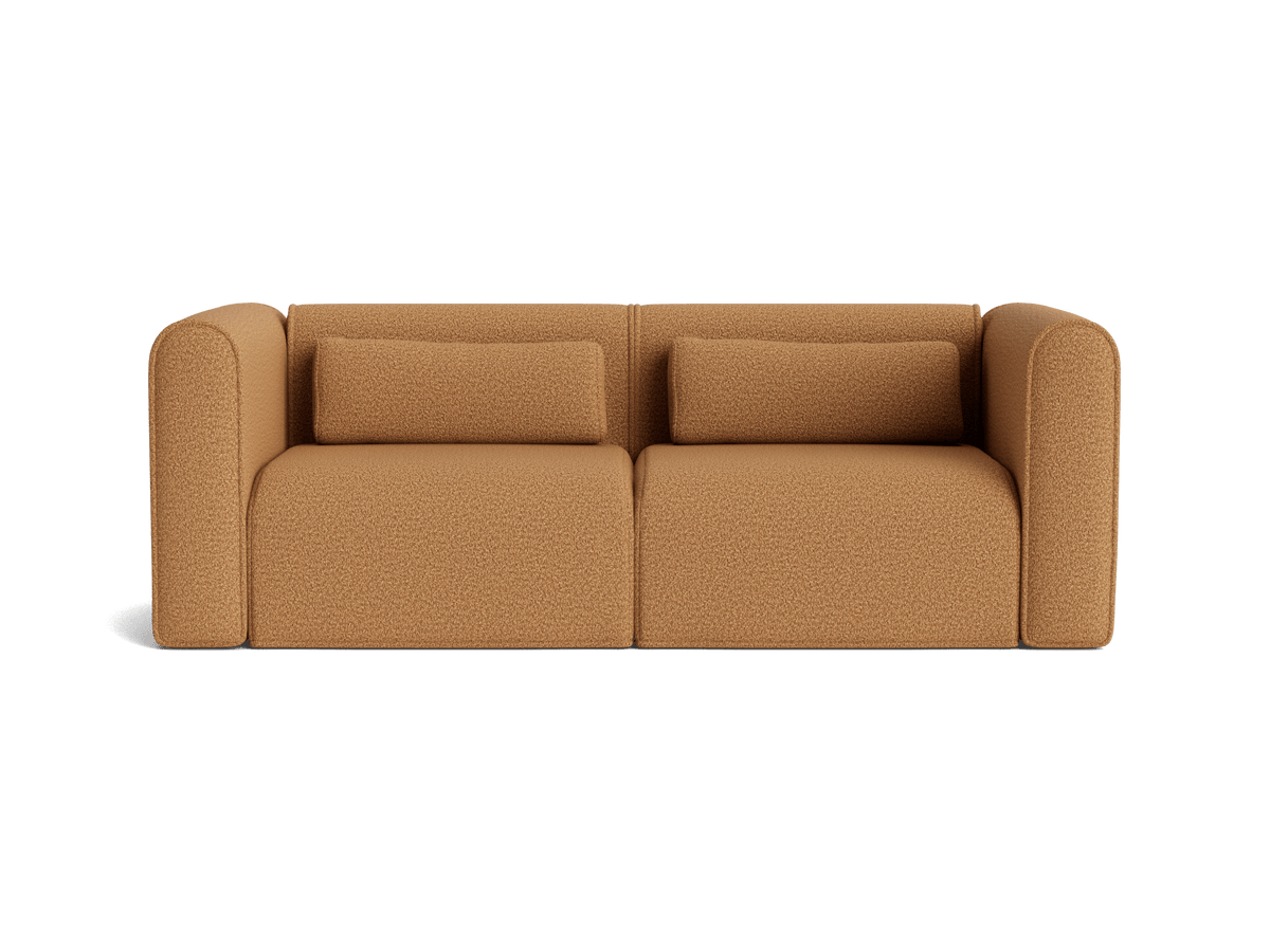 Bangalow Sofa Cover Pack, sand, angled three quarter view