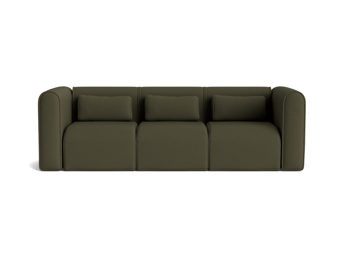 Bangalow Sofa Cover Pack, greenwattle, side profile