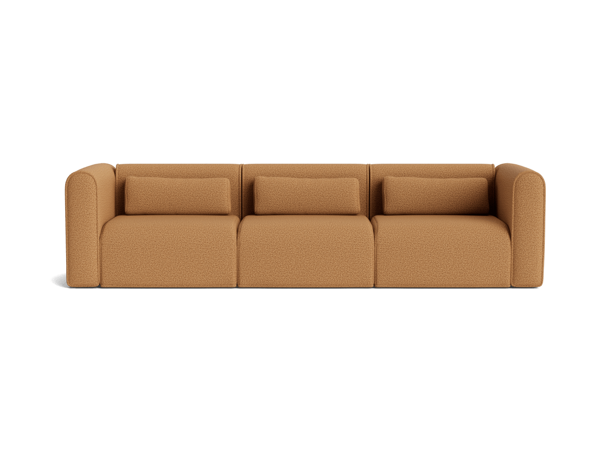 Bangalow Sofa Cover Pack, sand, rear view