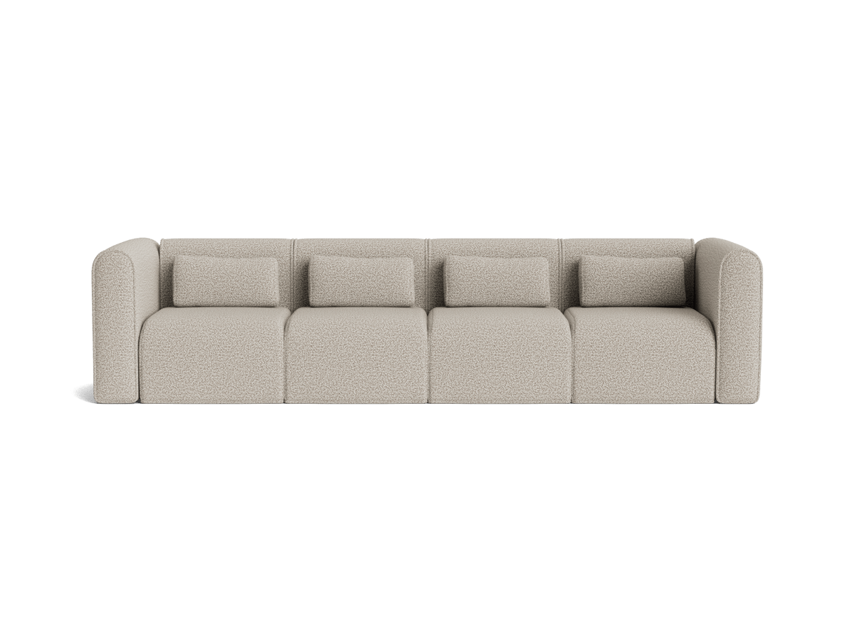 Bangalow Sofa Cover Pack, limestone, scale reference view