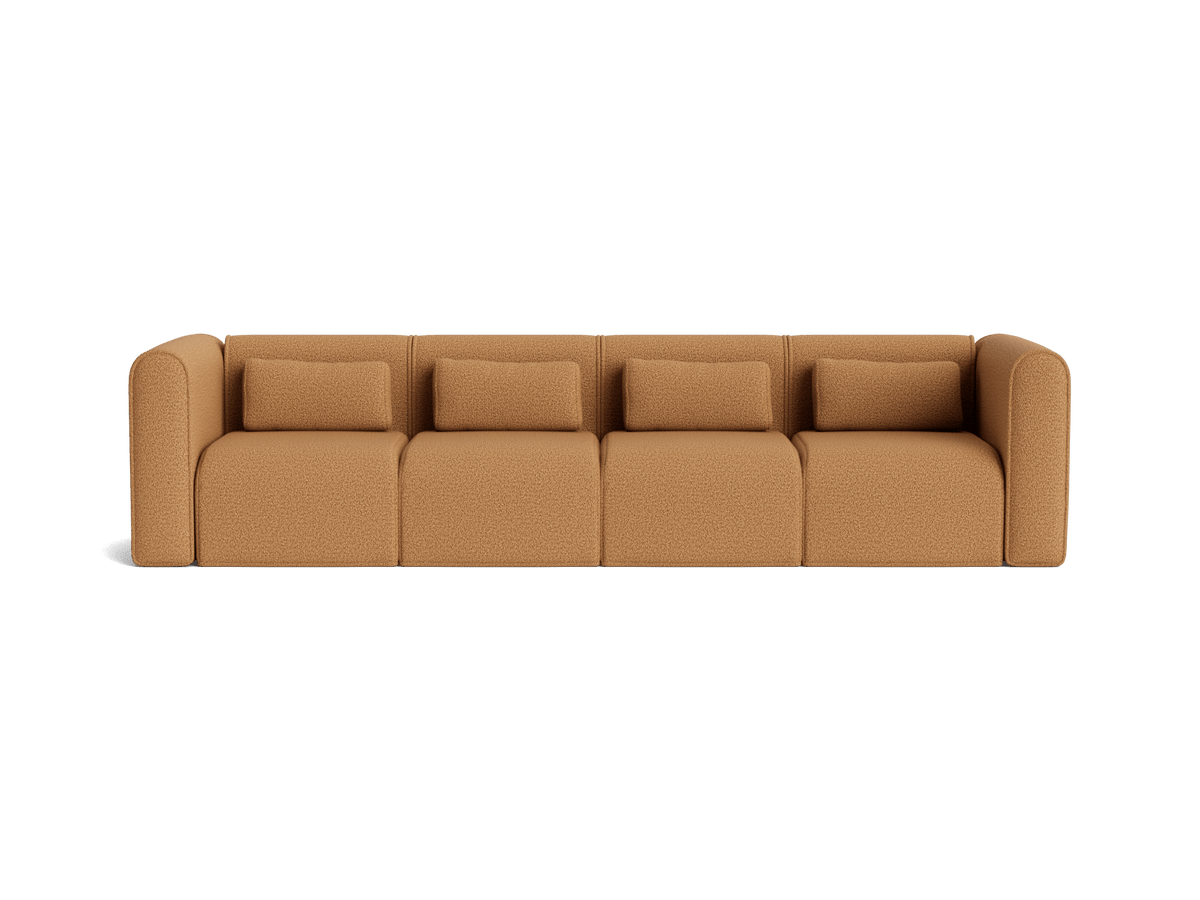 Bangalow Sofa Cover Pack, sand, full front view