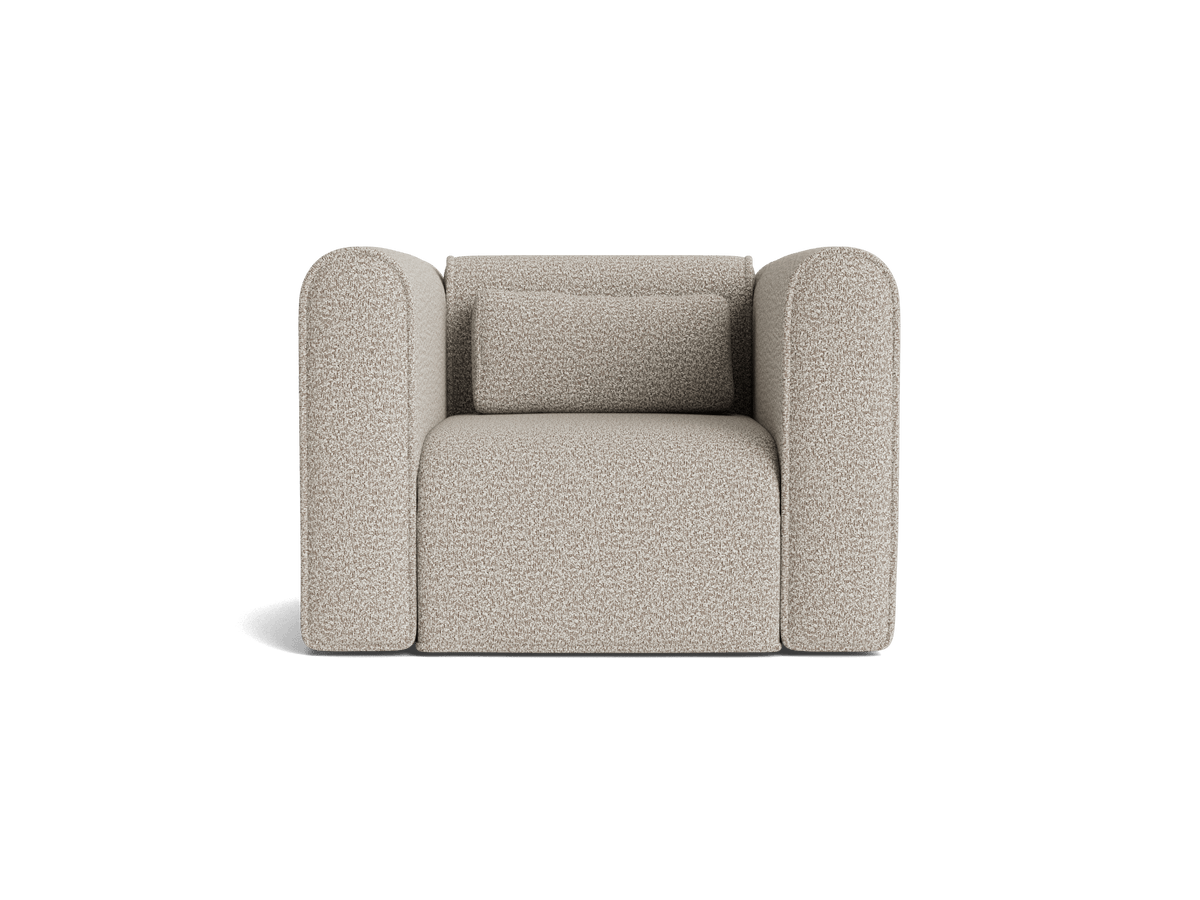 Bangalow Sofa Cover Pack, limestone, side profile