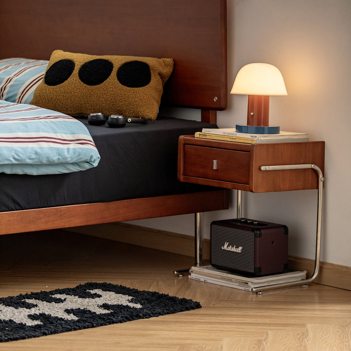 Bauhaus Boxwood Side Table NOBUO