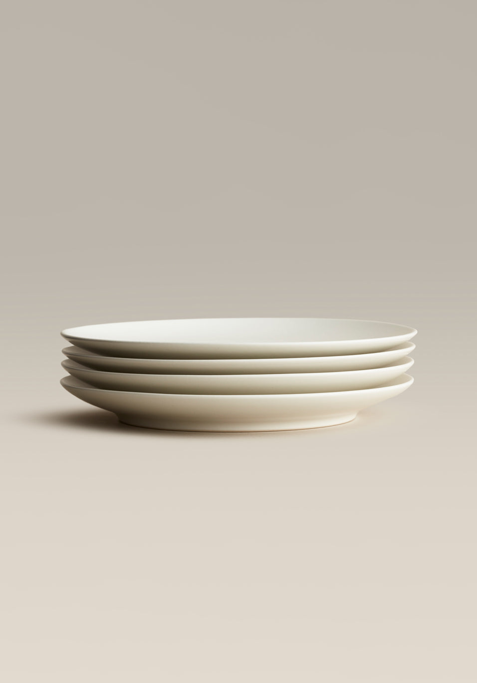 Big Stoneware Plate Set, second two pieces side by side
