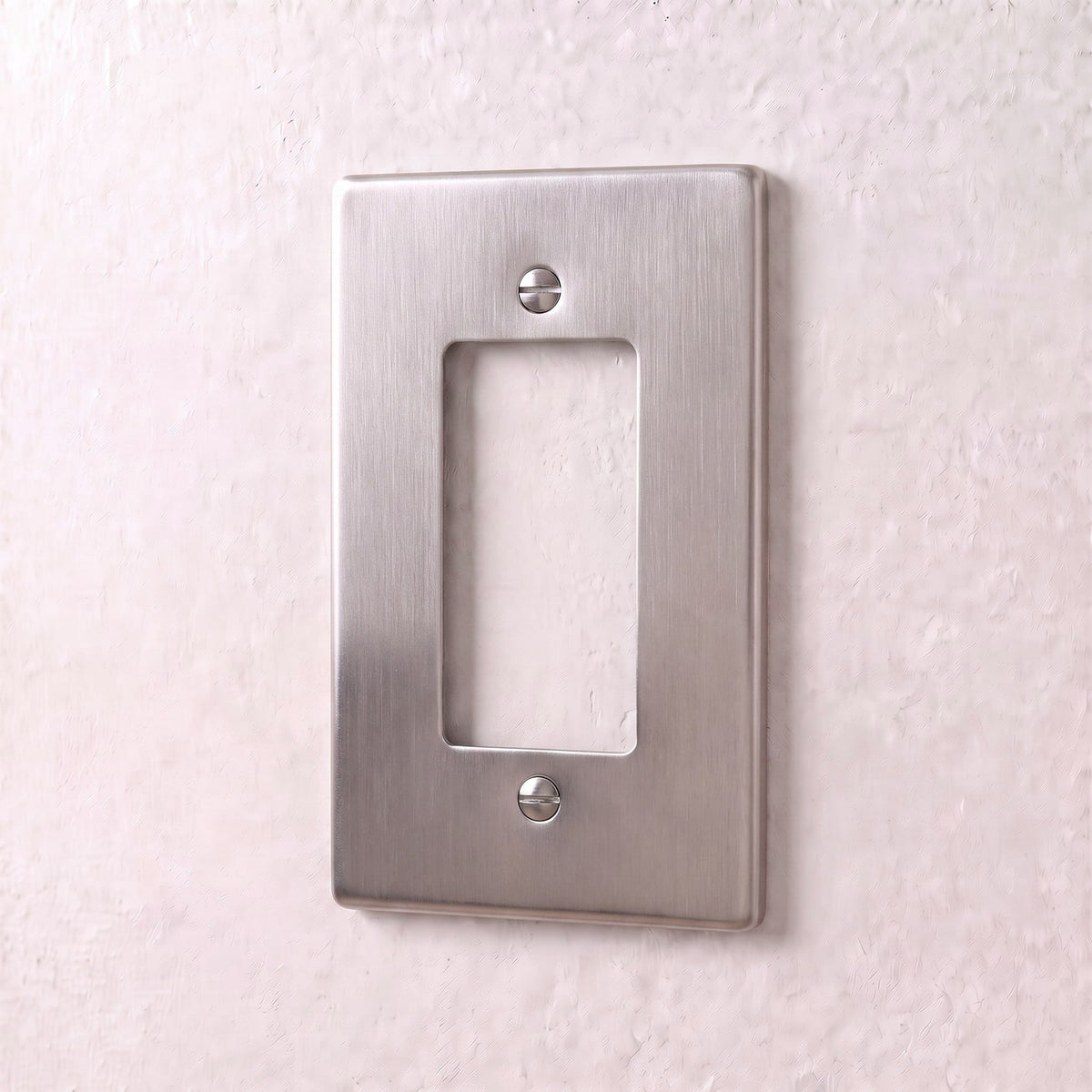 Brass Wall Plate (1-5 Gang), styled in a room (2)