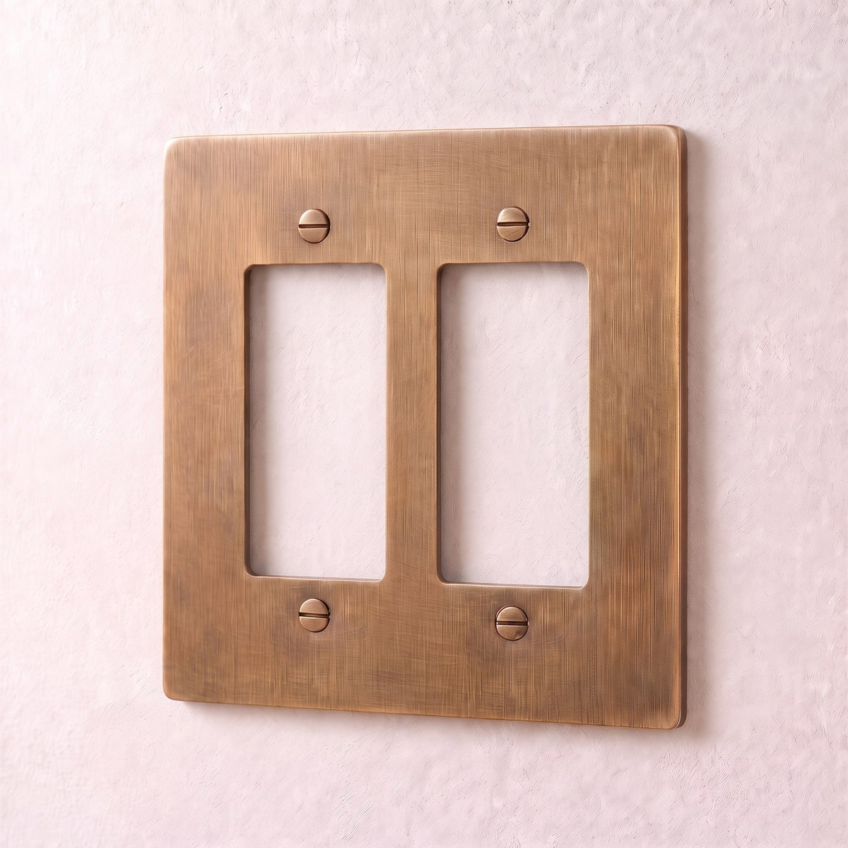 Brass Wall Plate (1-5 Gang), full range of finishes
