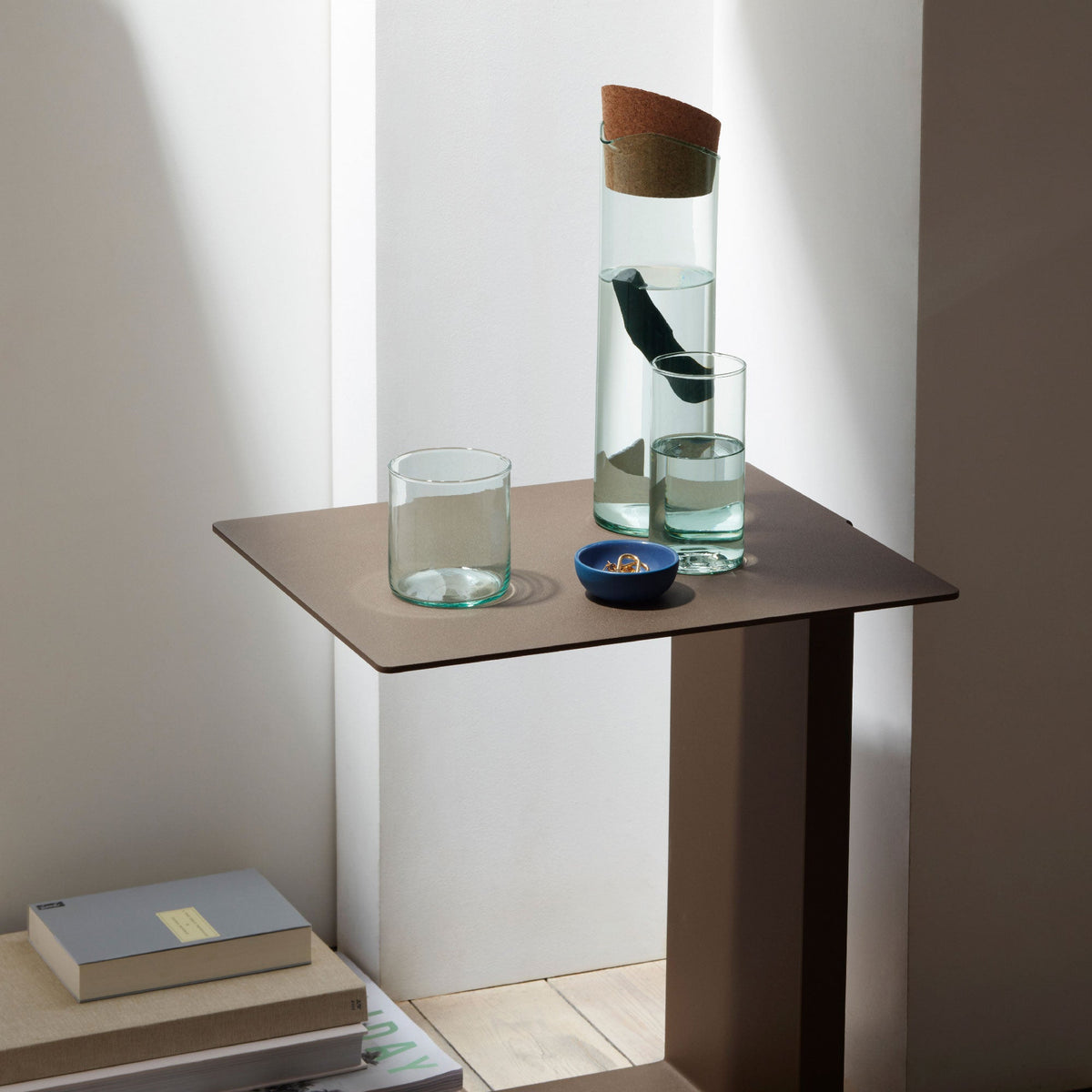 Canopy Tumblers, styled in a room