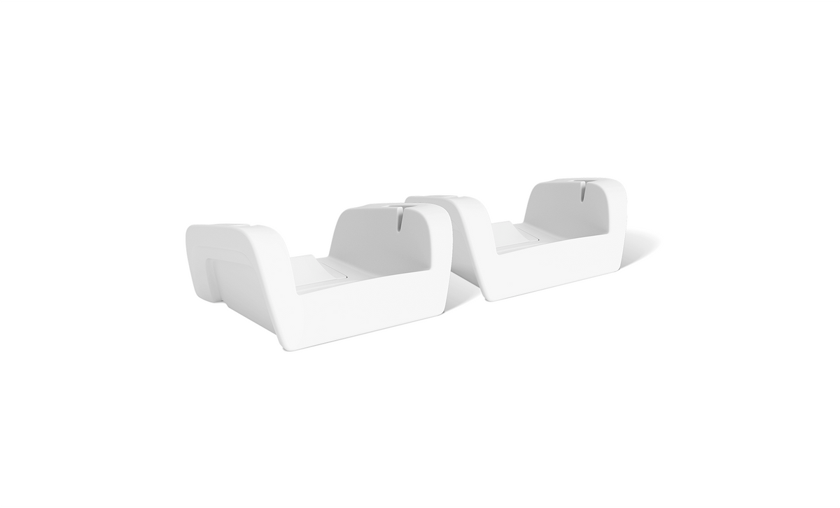Chaise Armrest Console 2pk, front view