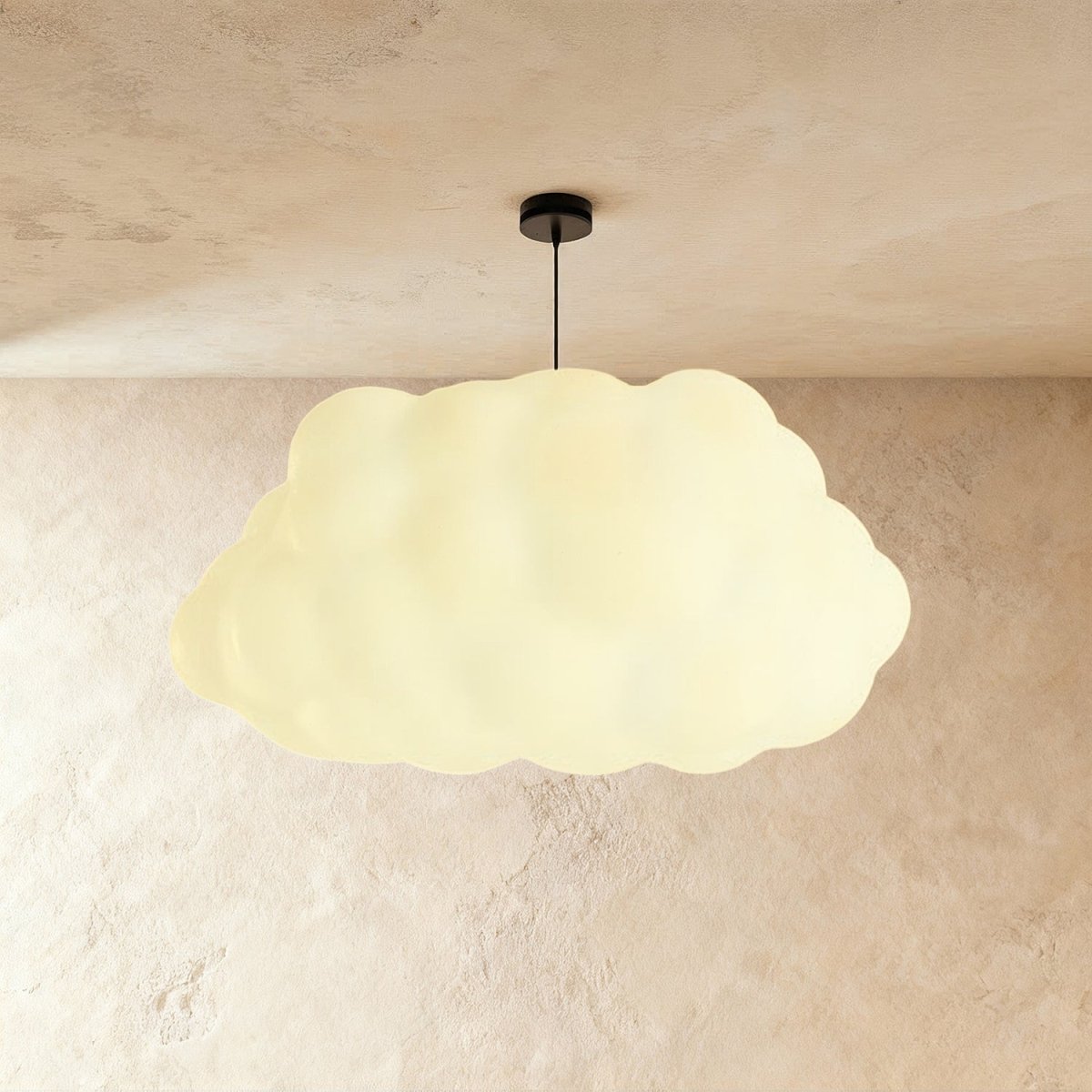 Cloud Nine Metal Pendant Light, top of the shade in detail