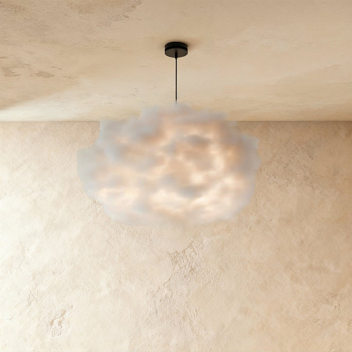 Cloud Nine Metal Pendant Light, shade and diffuser detail