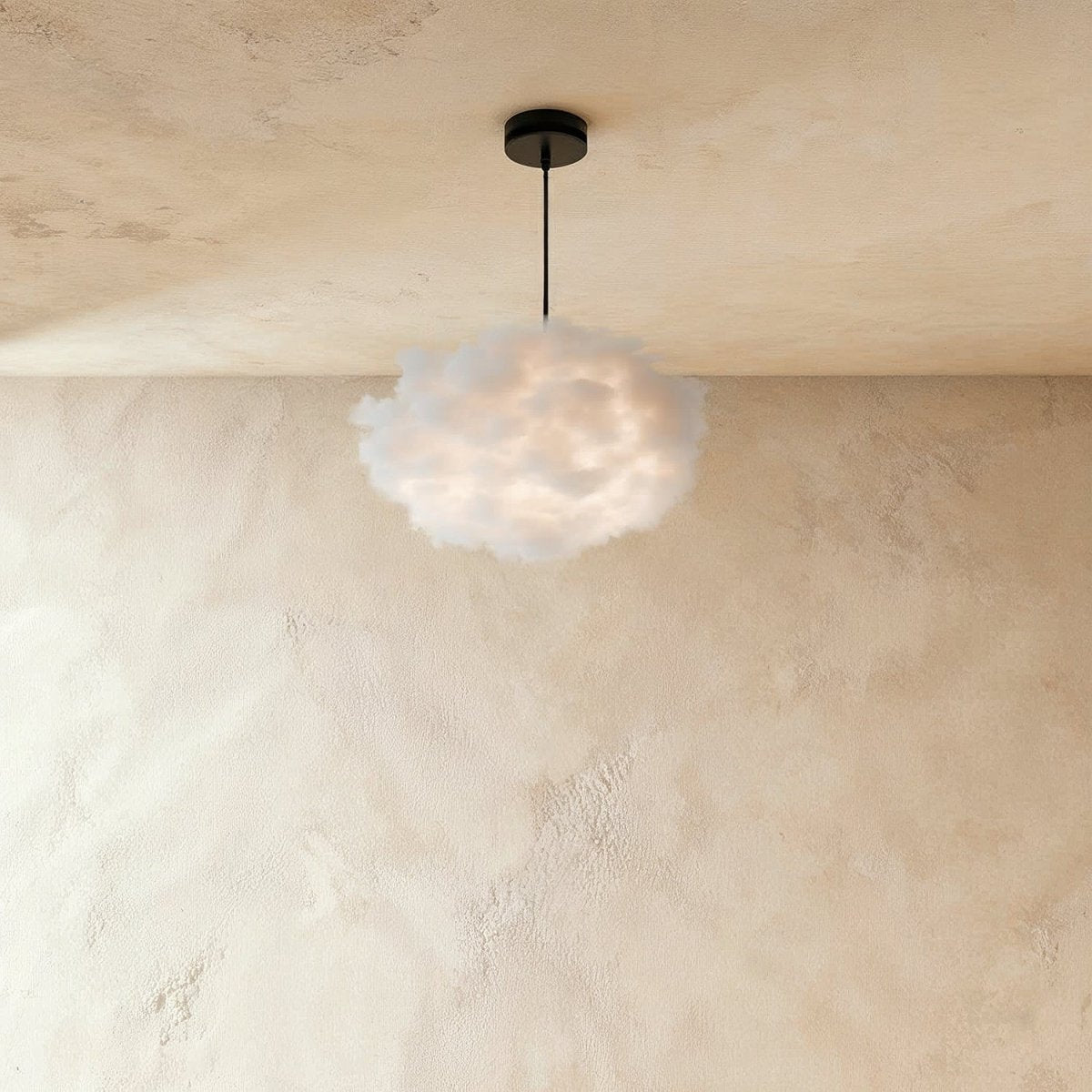 Cloud Nine Metal Pendant Light, angled view showing the silhouette