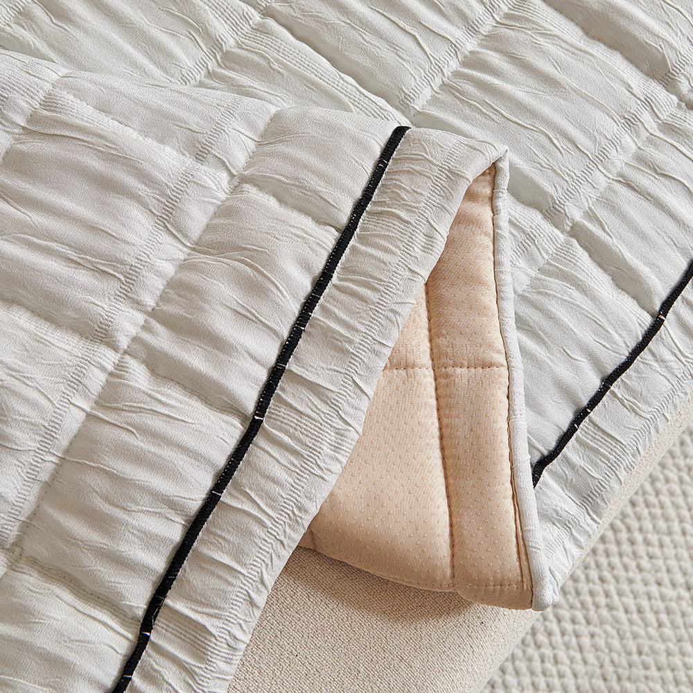Crinkle Texture Non-Slip Sofa Mat, weave texture close up