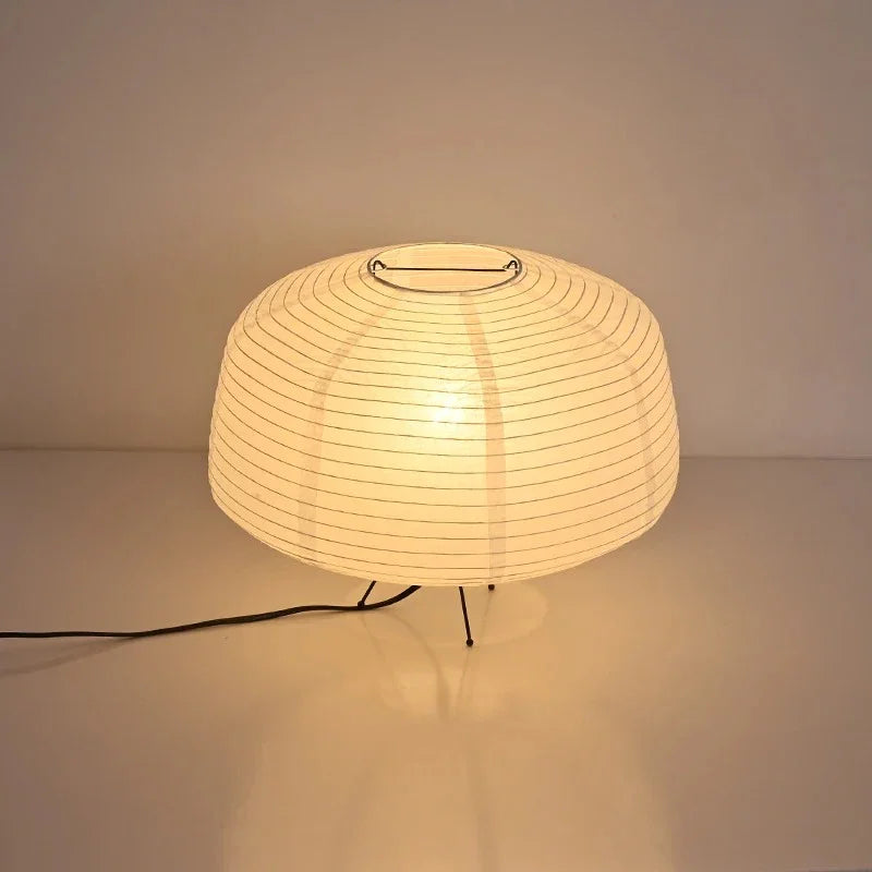 Japandi Paper Table Lamp